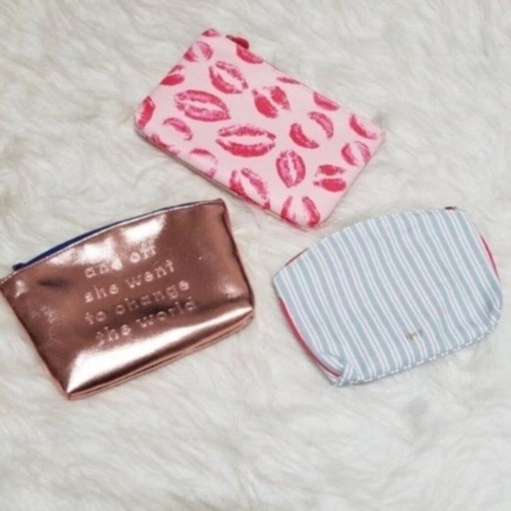 Ipsy cosmetic bag bundle of 3 NEW